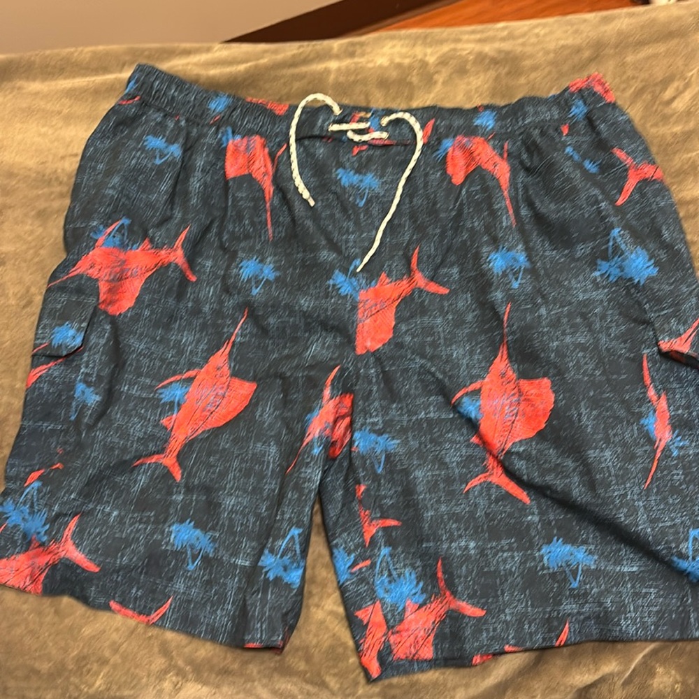 4 x men’s bathing suit with swordfish